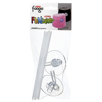 2PK Foogo® & FUNtainer® Replacement Mouth Pieces & Straws