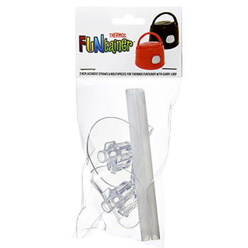 2PK FUNtainer® Replacement Mouth Pieces & Straws