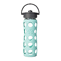 475ml Straw Cap Bottle - Turquoise