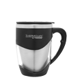 375ml Stainless Steel Inner Double Wall Desk Mug - Black