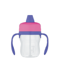 235ml Foogo® Soft Spout Tritan™ Plastic Sippy Cup with Handles