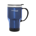 470ml Stainless Steel Inner, Plaster Outer Travel Mug - Blue